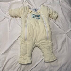 Baby Merlin Magic Sleep Suit - Size Small Light Yellow/Cream Color